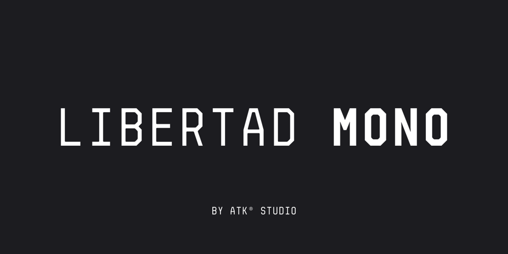 Libertad Mono font