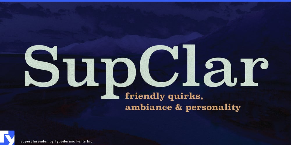 Superclarendon font