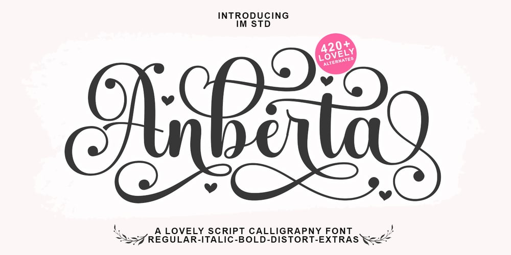 Anberta font