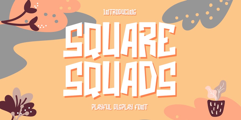 Square Squads font