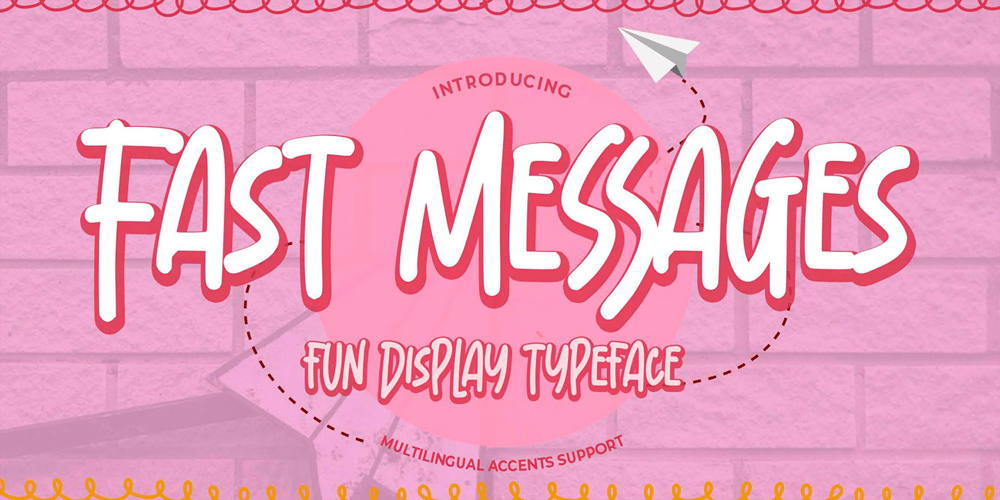 Fast Messages font
