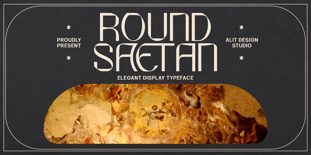 Round Saetan font