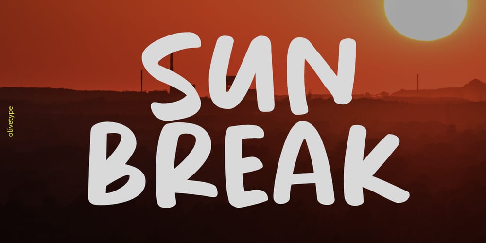 Sunbreak font