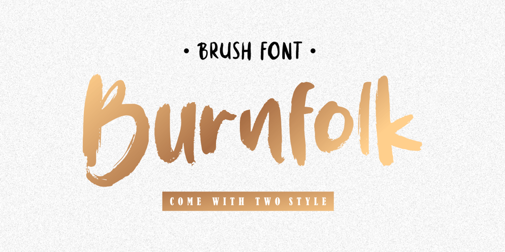 Burnfolk font