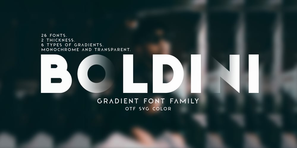 Boldini font