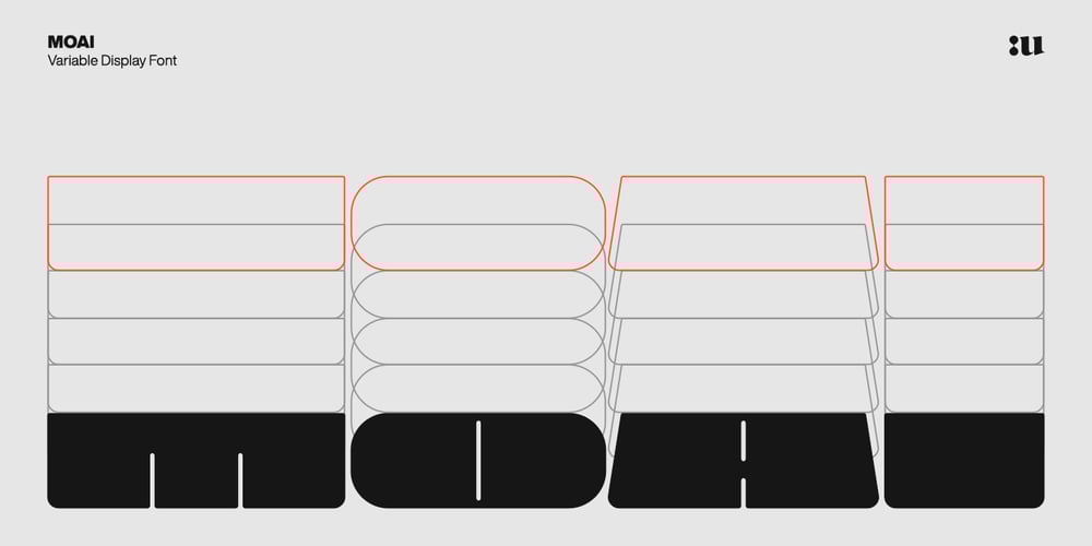 Moai Variable font