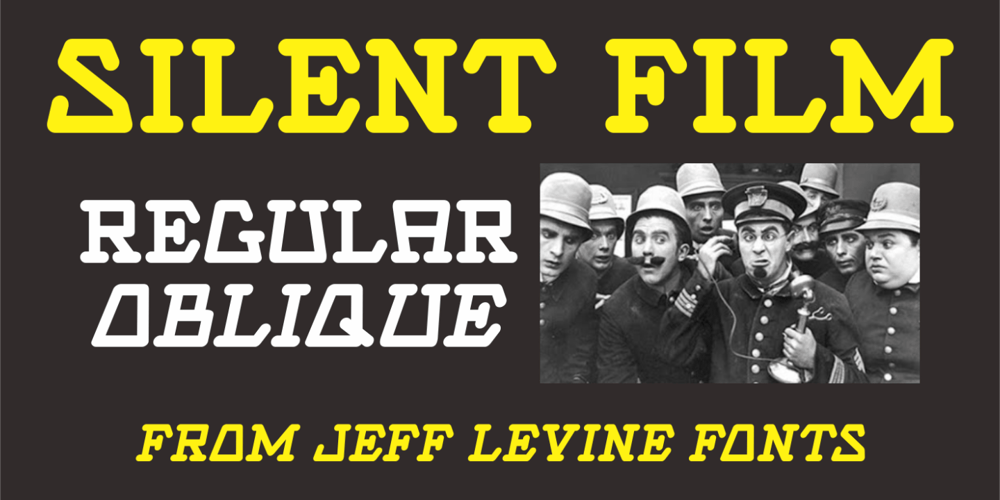 Silent Film JNL font