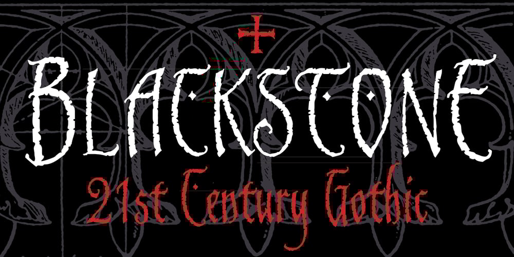 Blackstone font