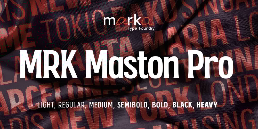 MRK Maston Pro font