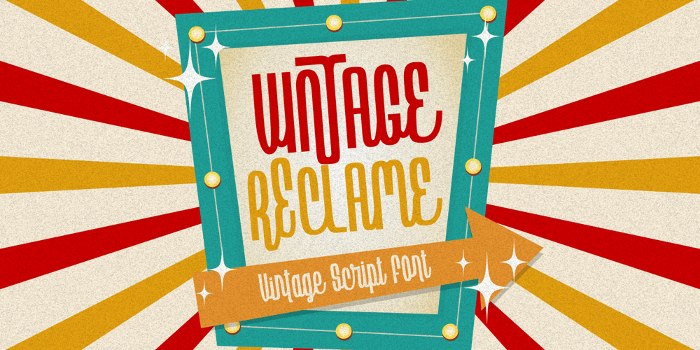 Vintage Reclame font
