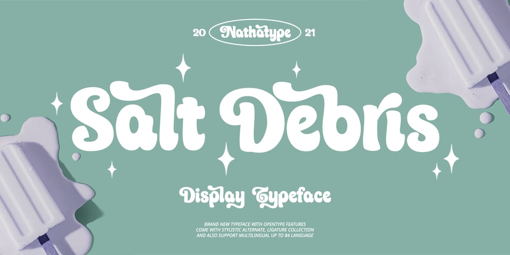 Salt Debris font