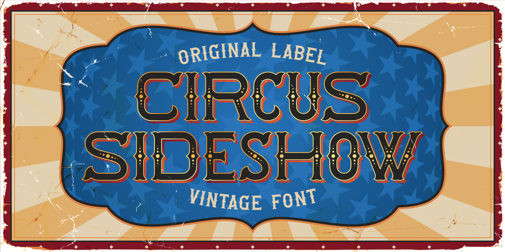 Circus Sideshow font