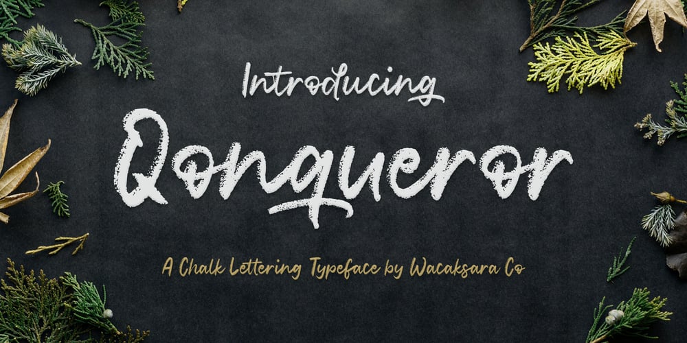Qonqueror font