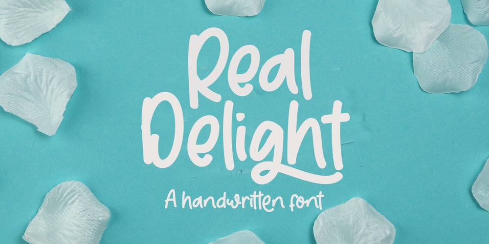 Real Delight font