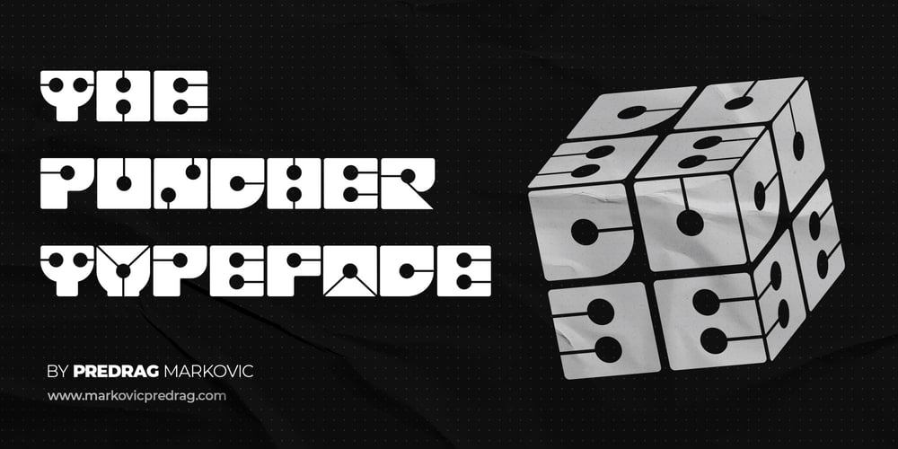 The PUNCHER font
