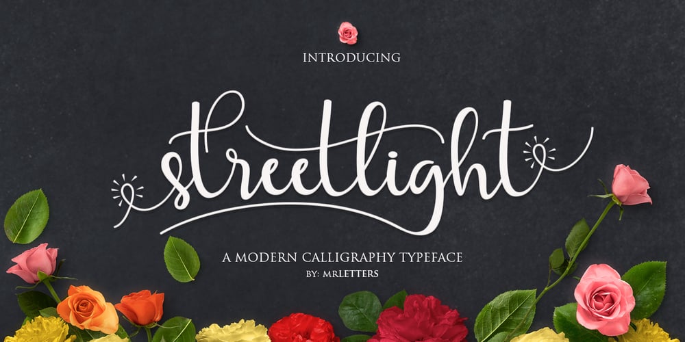 Streetlight font