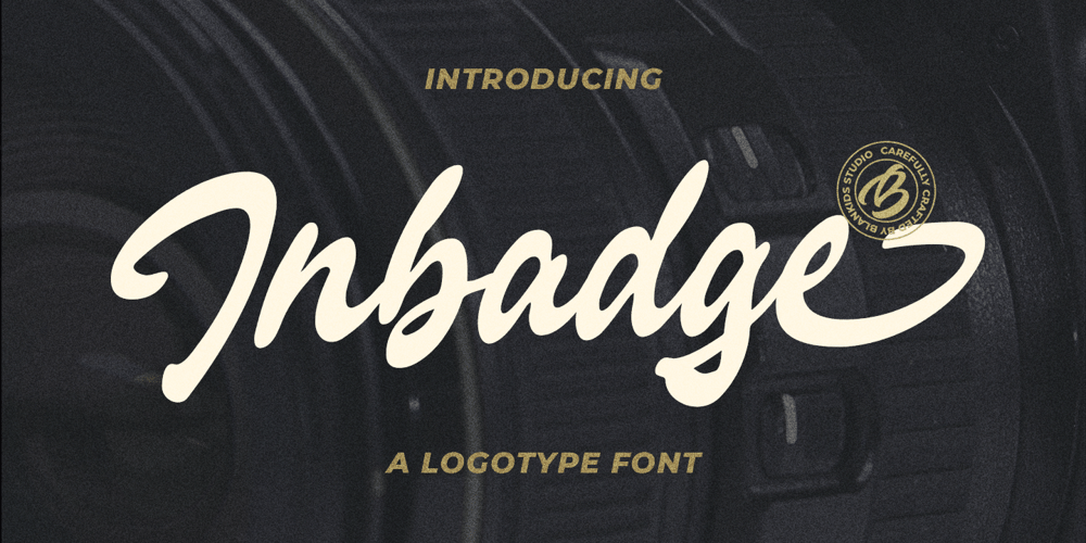 Inbadge font