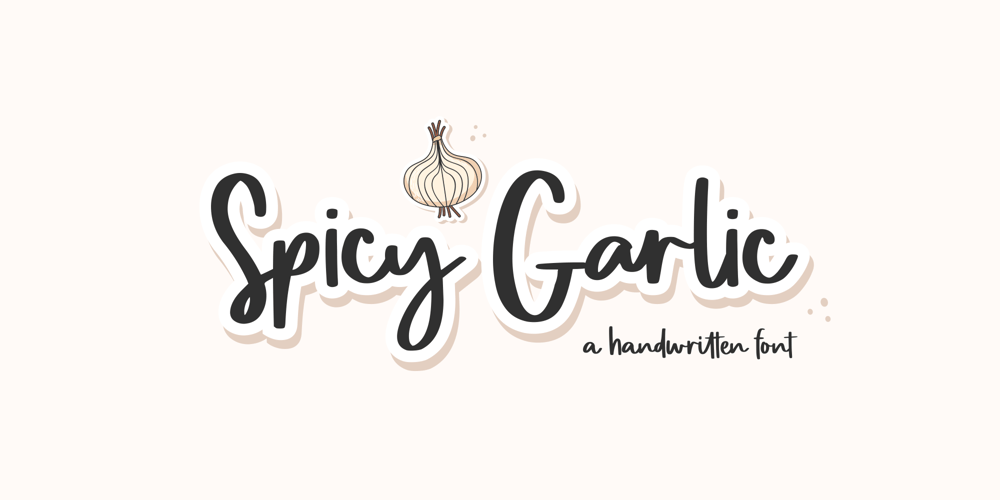 Spicy Garlic font