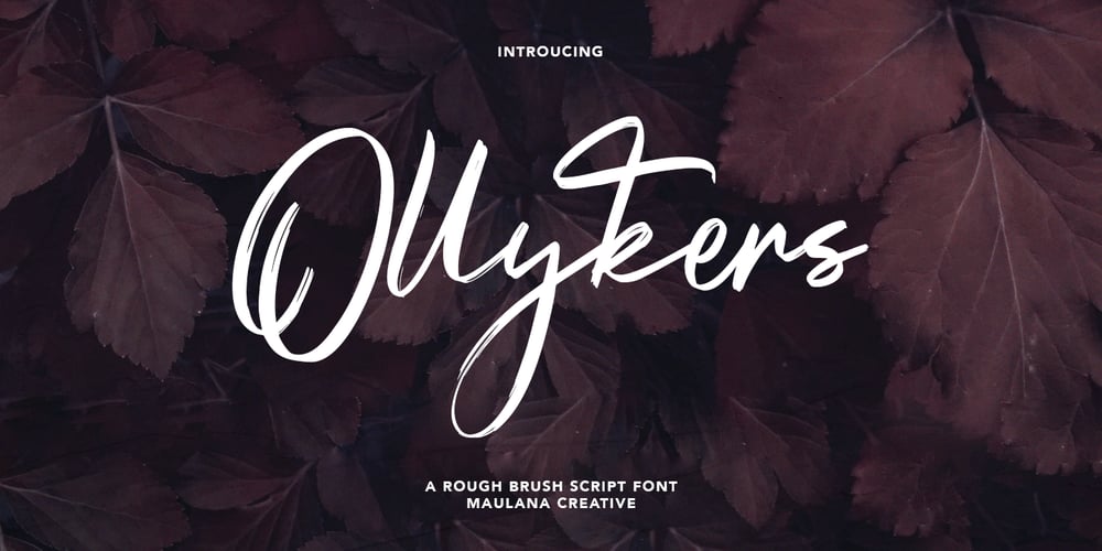Ollykers font