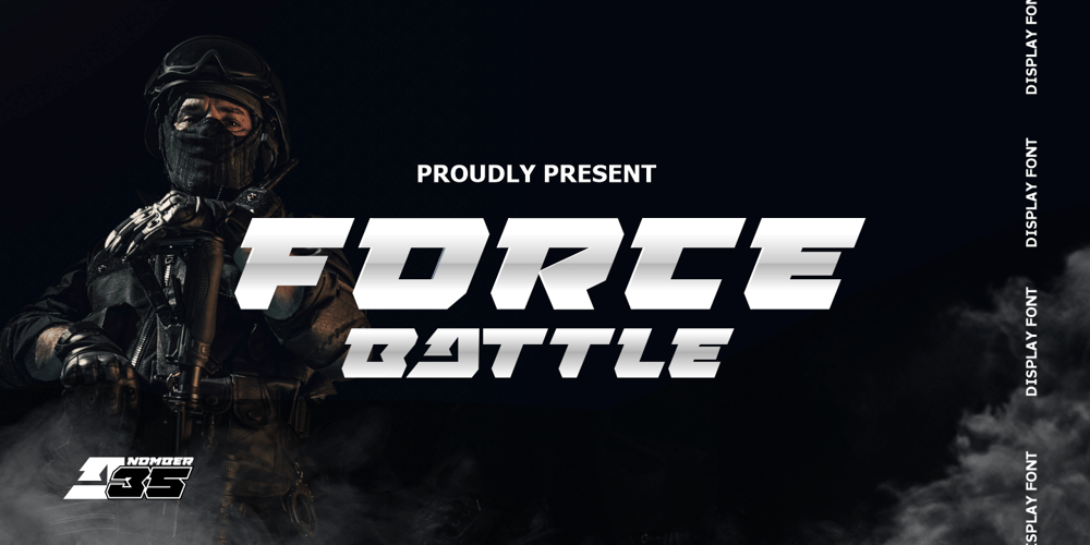 Force Battle font