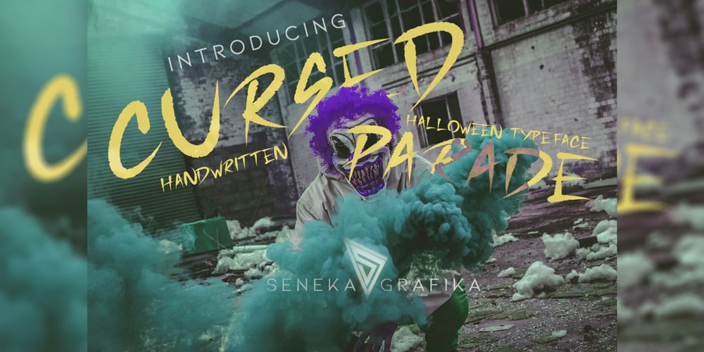 Cursed Parade font
