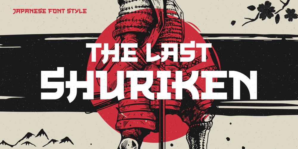 The Last Shuriken font
