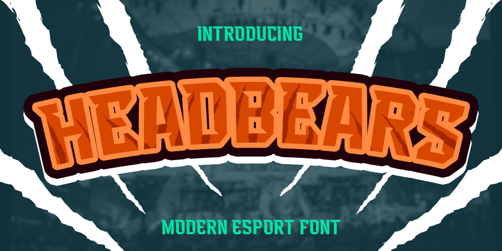 Headbears font