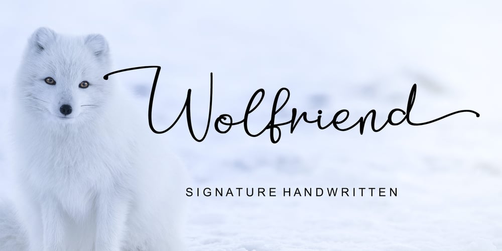Wolfriend font