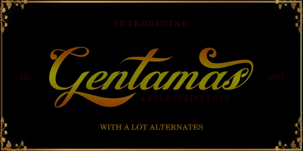 Gentamas font