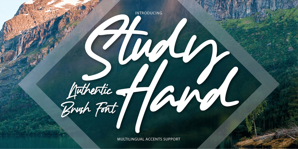 Study Hard font