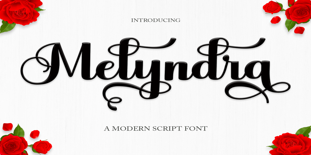 Melyndra font