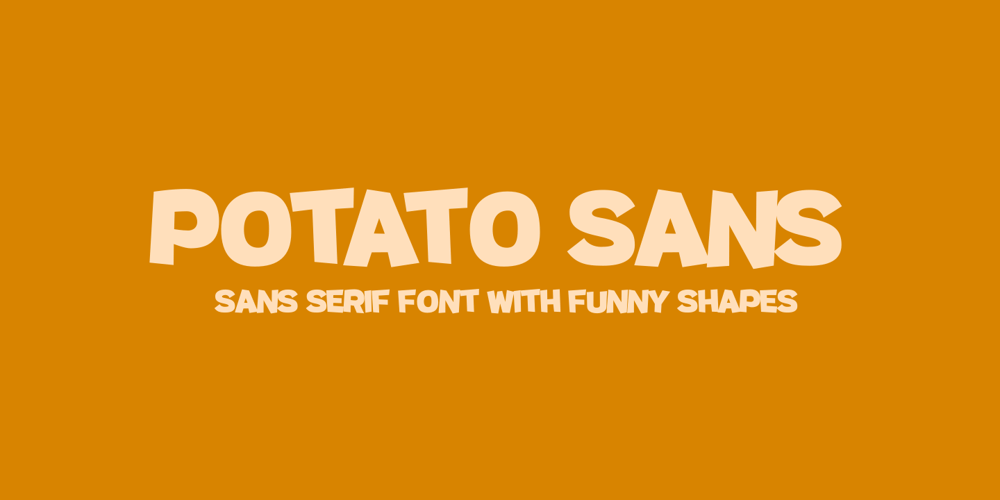 Potato Sans font