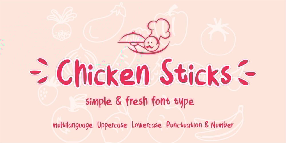 Chicken Sticks font