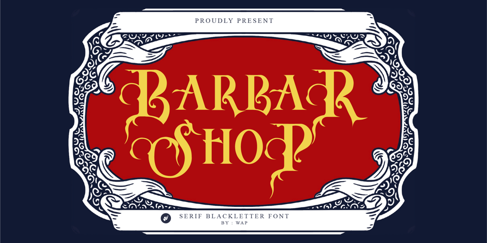Barbar Shop font