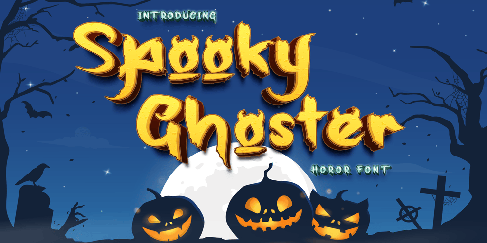 Spooky Ghoster font