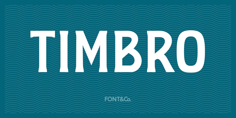 Timbro font