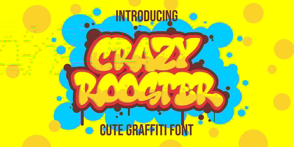 Crazy Rooster font
