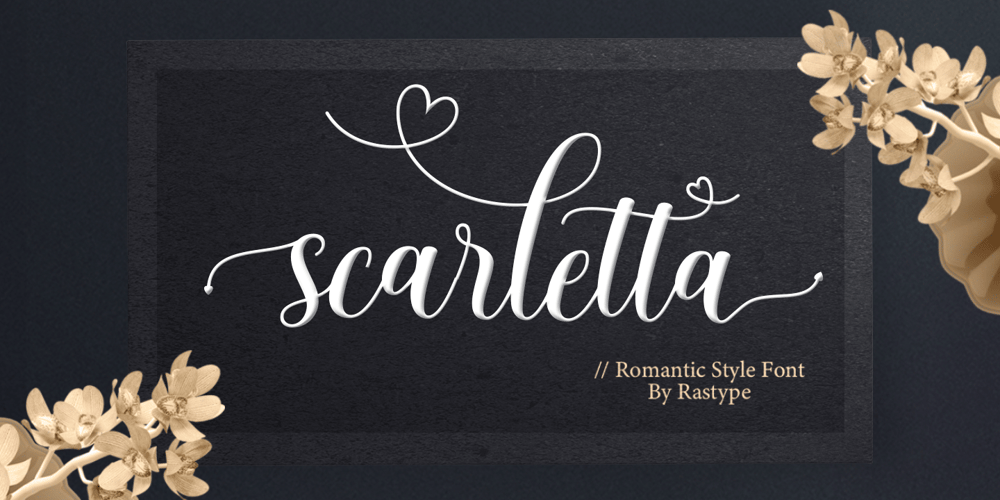 Scarletta Script font