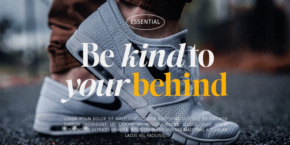 The New Elegance font