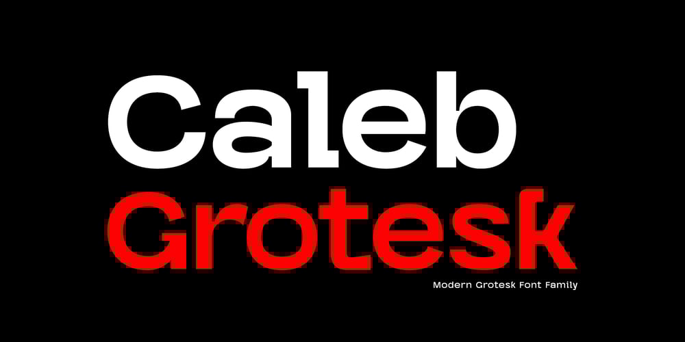 Caleb Grotesk font