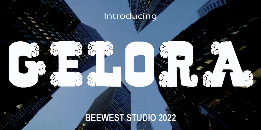 Gelora font