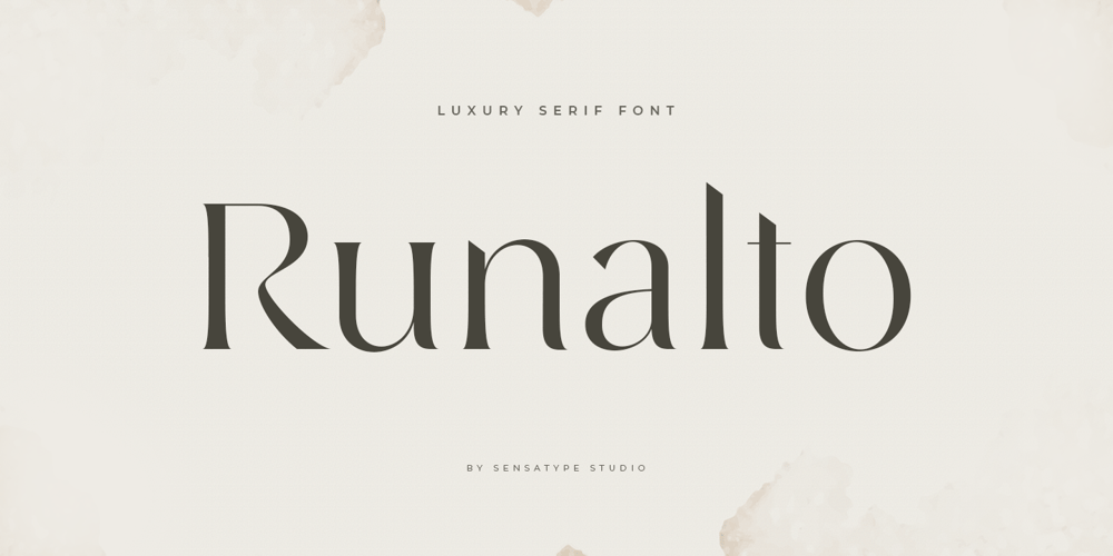 Runalto font