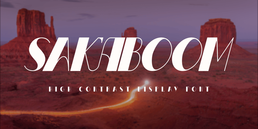 Sakaboom font