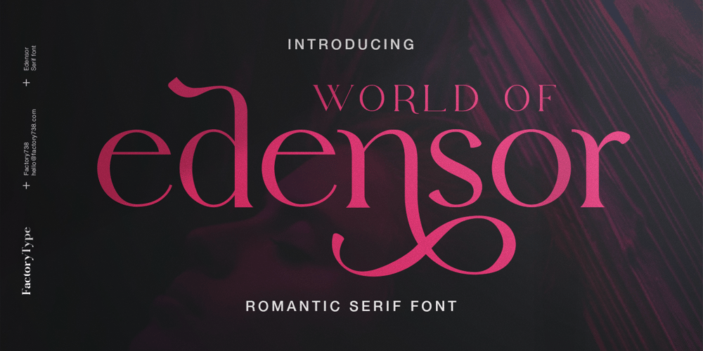 Edensor font