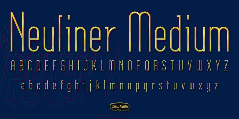 Neuliner font