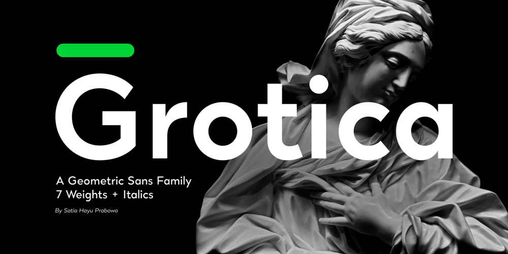 Grotica font