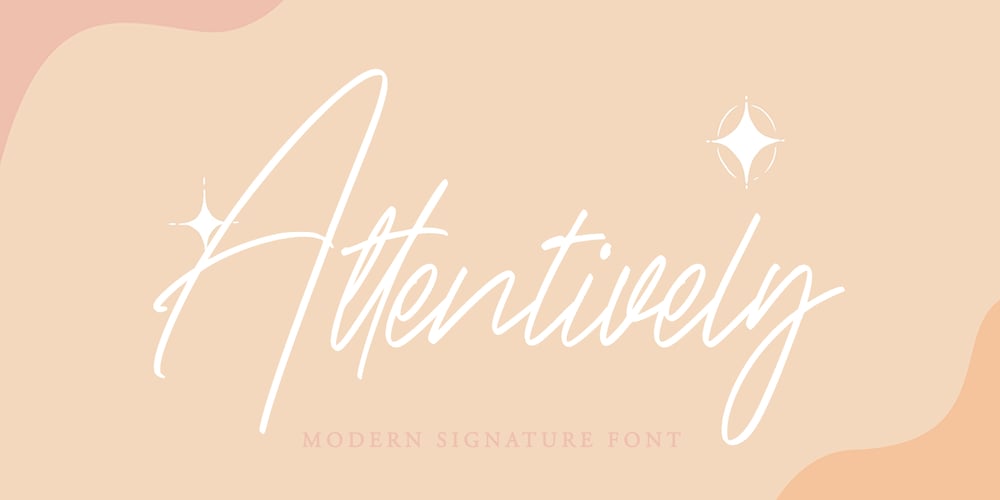 Attentively font