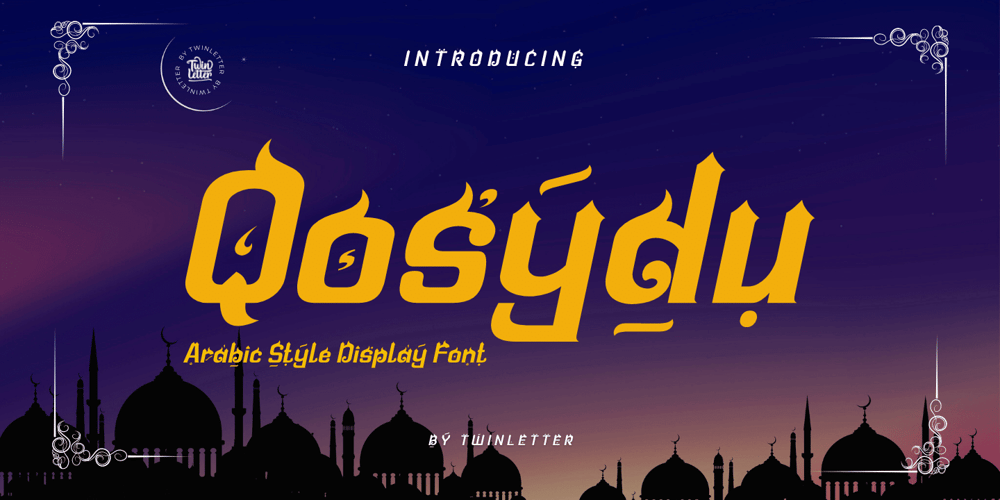 Qosydu font