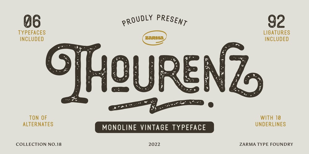Thourenz font