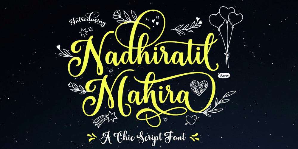 Nadhiratil Mahira font